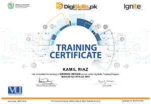 DSTP Certificate Graphic Design