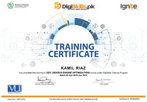 DSTP Certificate SEO