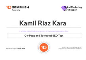 On-Page and Technical SEO Test