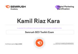 Semrush SEO Toolkit Exam