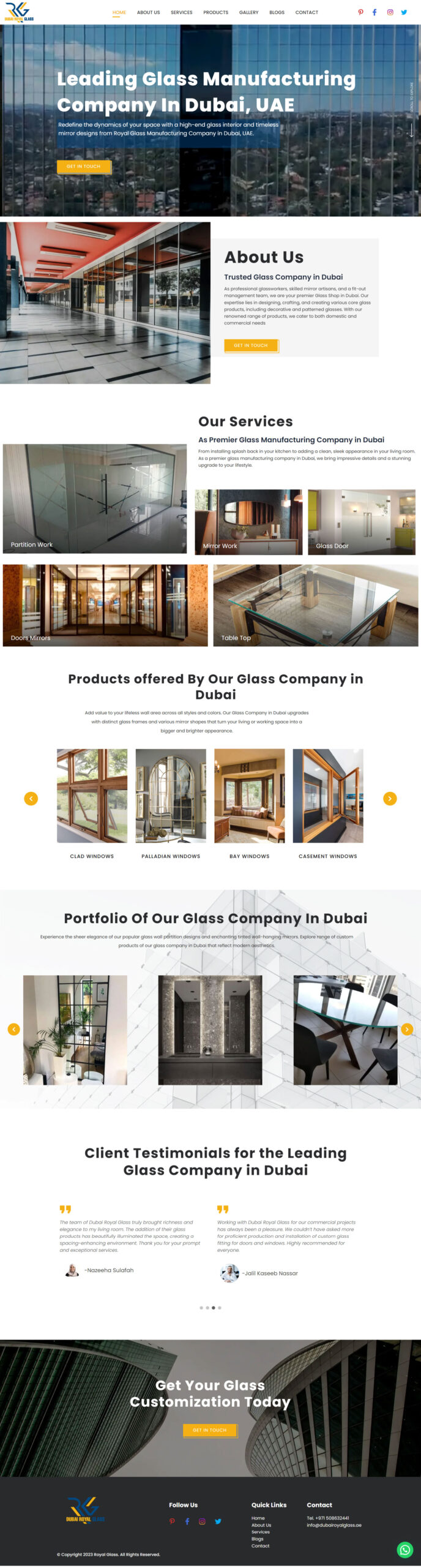 Dubai Royal Glass